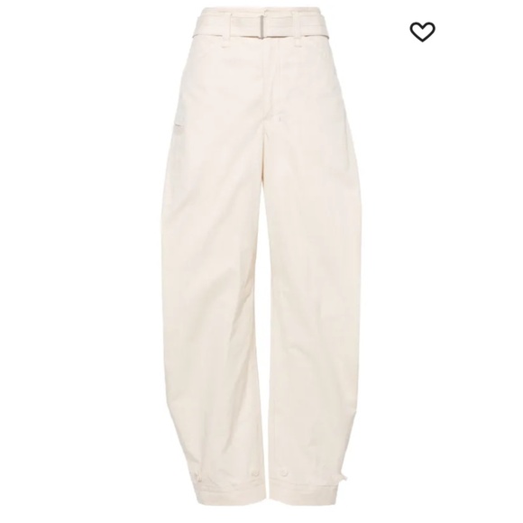 LEMAIRE belted tapered-leg trousers - Picture 1 of 8